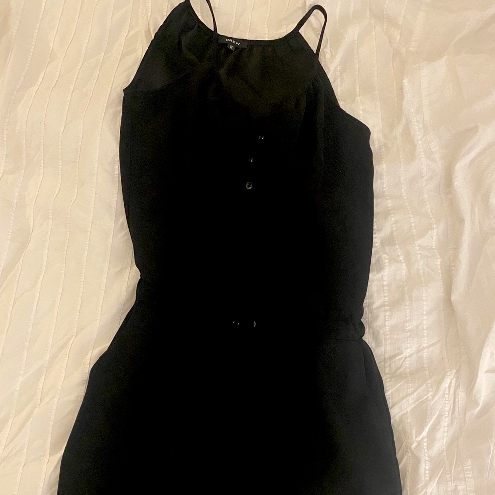 Business One Piece Jumpsuit - Black
